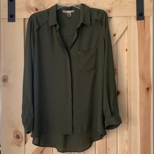 Forever 21 | Army Green Botton Down | L